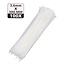 Hofftech Tie Ribs - UV-bestendig - 3.6 x 300 mm - Wit - 100 stuks