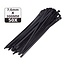 Hofftech Hersluitbare kabelbinders - 7.6 x 300 mm - Zwart - 50 stuks - Herbruikbaar en losneembaar