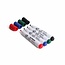 Benson Whiteboard Markers - 2 t/m 2.5 mm - 4 delig - Multicolor