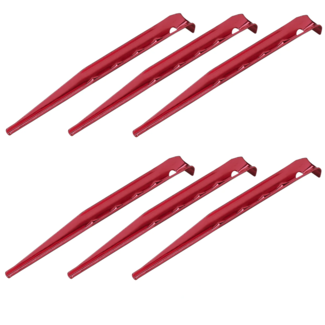ProPlus Tentharingen - Aluminium - Geribbeld - 18,5 cm - Set van 6