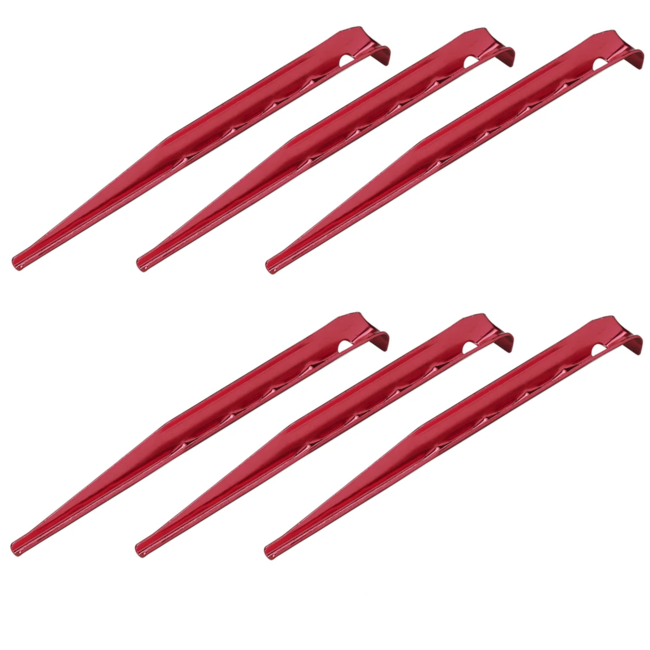 ProPlus Tentharingen - Aluminium - Geribbeld - 18,5 cm - Set van 6