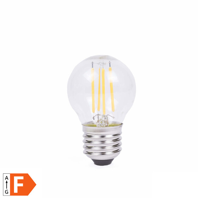 Benson Dimbare LED-lamp - 4W - Bolvorm - Extra warm wit - E27 fitting