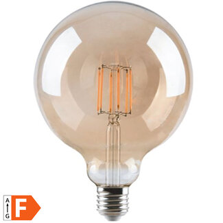 Benson LED Lamp Retro Filament Bol - Warm Wit - G125 - 4W - E27 - Dimbaar