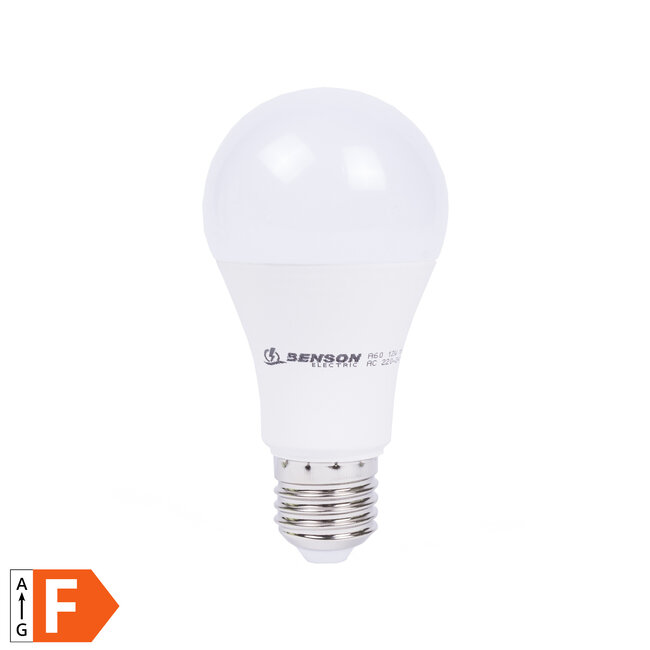 Benson Dimbare LED Lamp - 12 Watt - Warmwit 3000K - E27 - Bol Wit - 230 Volt