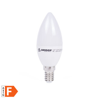 Benson Dimbare LED Lamp - 5 Watt - Warmwit 3000K - E14 - Kaars - 230 Volt