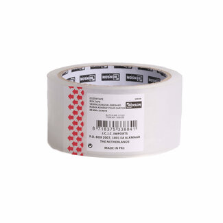 Benson Verpakkingstape - Transparant - 48 mm x 50 meter - Sterke hechting - Lange levensduur