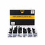 Topgear Kabelboom geleiders - 54-delige set - Diverse maten - Handige assortimentsbox