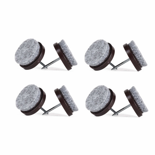 Benson Anti Krasvilt Set - met Nagel / Spijker - 8 x Ø 24 mm Benson Anti Krasvilt Set - met Nagel / Spijker - 8 x Ø 24 mm