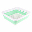 Benson Opvouwbaar afdruiprek - Compact - 38 x 30 x 11 cm - Wit/grijs of wit/groen