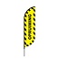 Proflag Beachflag Convex S-60 x 240 cm - Opruiming