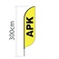 Proflag Beachflag Convex S-60 x 240 cm - APK