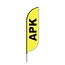 Proflag Beachflag Convex S-60 x 240 cm - APK