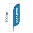 Proflag Beachflag Convex S-60 x 240 cm - Occassions