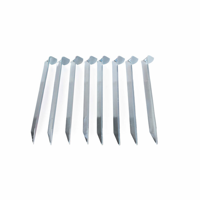 Benson Set tentharingen - verzinkt staal - 18 cm - extra grip - 8 stuks