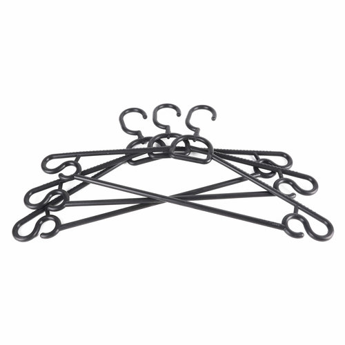 Benson Kledinghangers Zwart - 3 stuks Benson Kledinghangers Zwart - 3 stuks