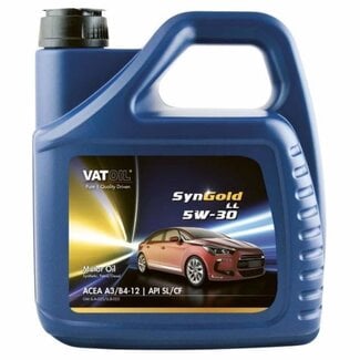 VATOIL Brandstofbesparende synthetische motorolie - 5W-30 - 5 liter - lage asgehalte