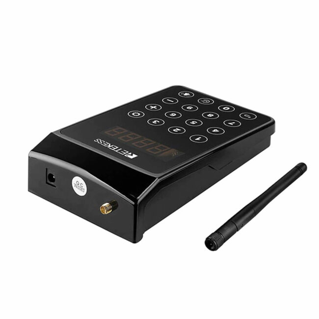 Retekess gastenoproepsysteem horeca - kunststof - draadloos, IP32 - ontvanger 13,5 x 5,8 x 2,3 cm - zwart - 8 ontvangers