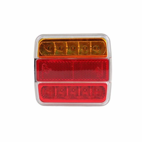 Benson Aanhangwagen Achterlicht - 18 LED - Vierkant 10 x 10 cm Benson Aanhangwagen Achterlicht - 18 LED - Vierkant 10 x 10 cm