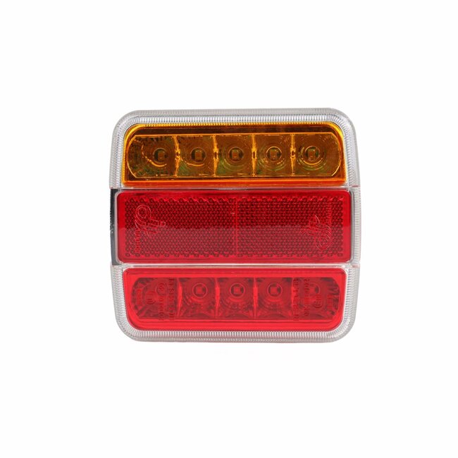 Benson Aanhangwagen Achterlicht - 18 LED - Vierkant 10 x 10 cm