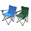 Benson Opvouwbare campingstoel met leuning - antislip voeten - draagtas - zithoogte 40 cm - max. 110 kg