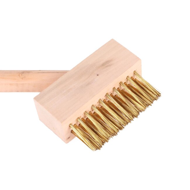 Benson Onkruidborstel met lange steel - Messing haren - 120 cm