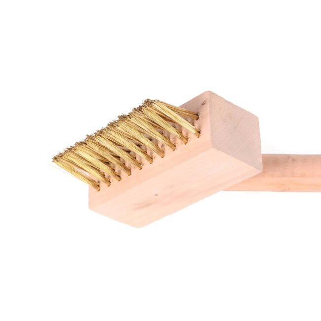 Benson Onkruidborstel met lange steel - Messing haren - 120 cm