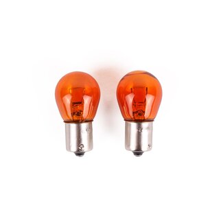 Benson Knipperlicht - Autolamp 12 Volt - 21 Watt - BAU15S - Oranje - 2 stuks