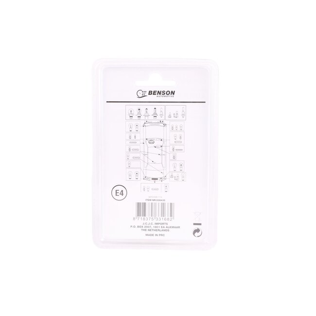 Benson Knipperlicht autolampen - 12V - 21W - oranje - set van 2