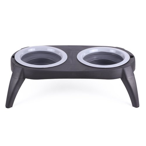 Benson Dubbele Voerbak - Hond en Kat - 40 x 22 x 12.5 cm Benson Dubbele Voerbak - Hond en Kat - 40 x 22 x 12.5 cm