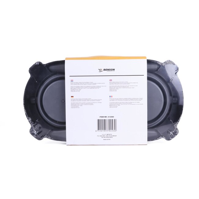 Benson Dubbele voerbak - opvouwbaar en verhoogd - 40 x 22 x 12.5 cm - vaatwasmachinebestendig