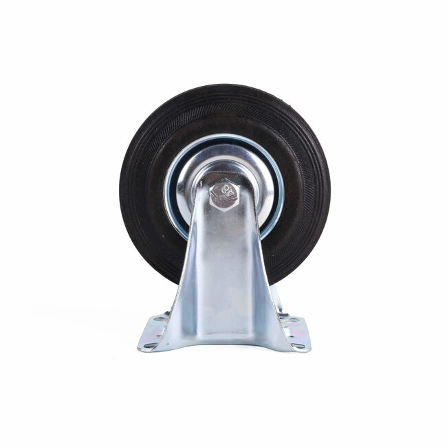 Benson Set bokwielen - 125 mm - 100 kg draagvermogen - 4 stuks - slijtvast rubber