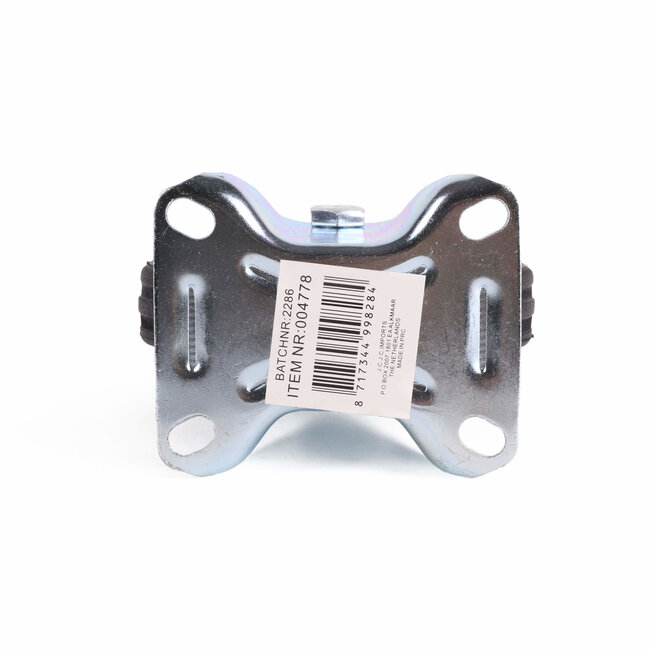 Benson Set bokwielen - 125 mm - 100 kg draagvermogen - 4 stuks - slijtvast rubber