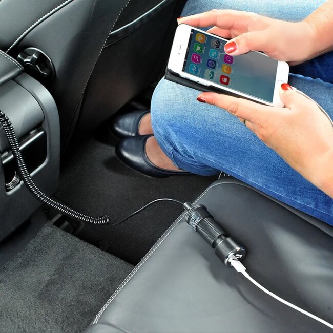 ProPlus Verlengkabel sigarettenaansteker - 3 meter - 12/24V - 3A zekering - zwart