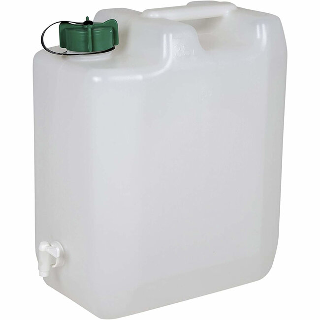 Benson Waterkan met kraan - 10 liter - compact en draagbaar - wit