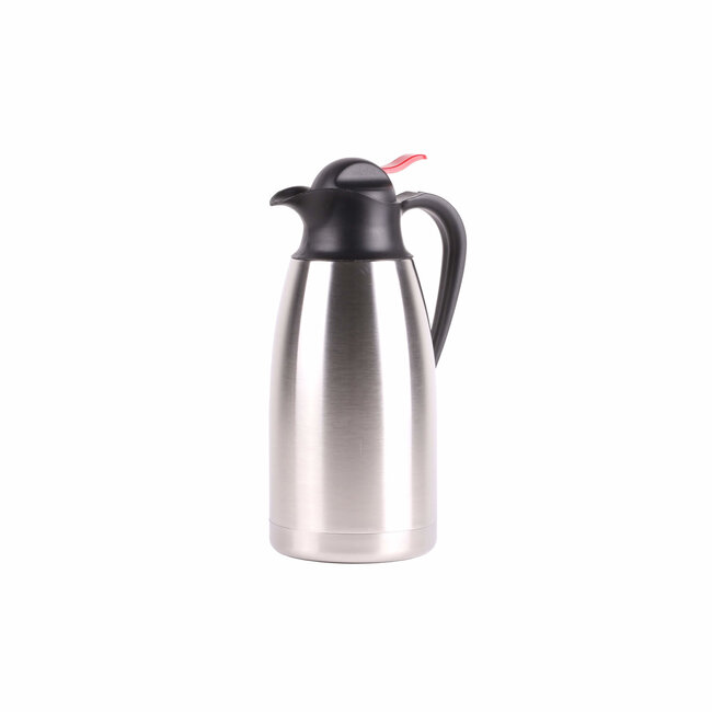 Benson Thermoskan - RVS - 1,1 liter - Geïsoleerd - Met handvat - Zilver