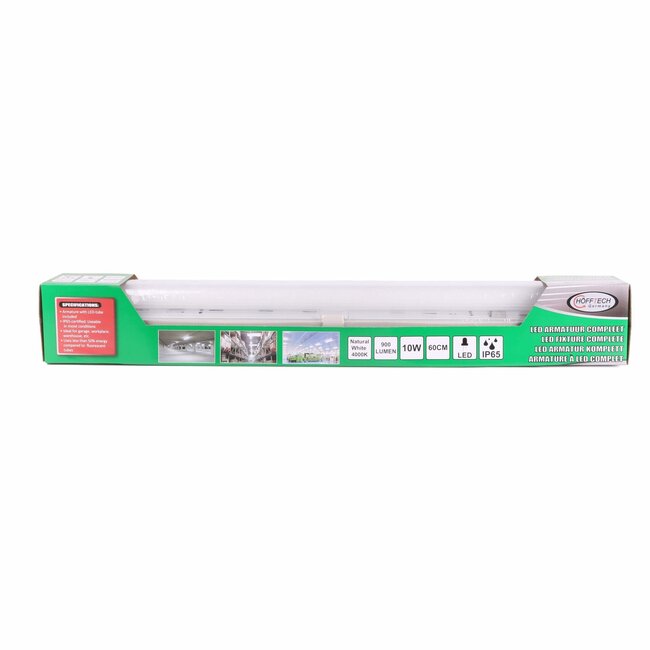 Hofftech Waterdicht LED armatuur - IP65 - 60 cm - Enkel - Voor binnen en buiten