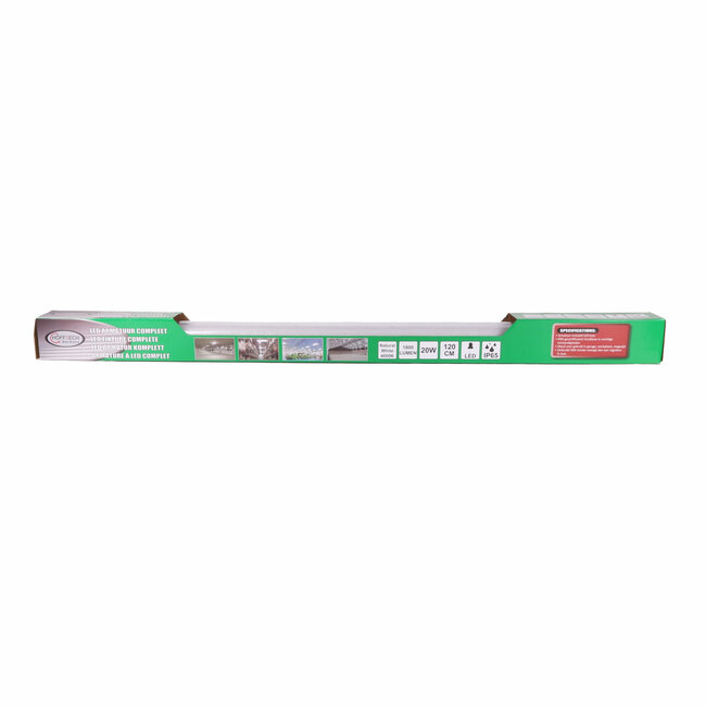 Hofftech Waterdicht LED-armatuur - 120 cm - IP65 - Voor binnen en buiten - Inclusief LED-buis