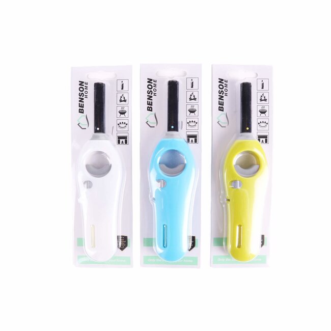 Benson Navulbare aansteker BBQ - verstelbare vlam - kinderslot - 18.5 cm