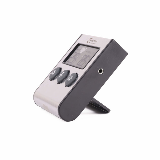 Benson Digitale braadthermometer - timer en alarm - nauwkeurige meting tot 250°C - roestvrijstalen sonde