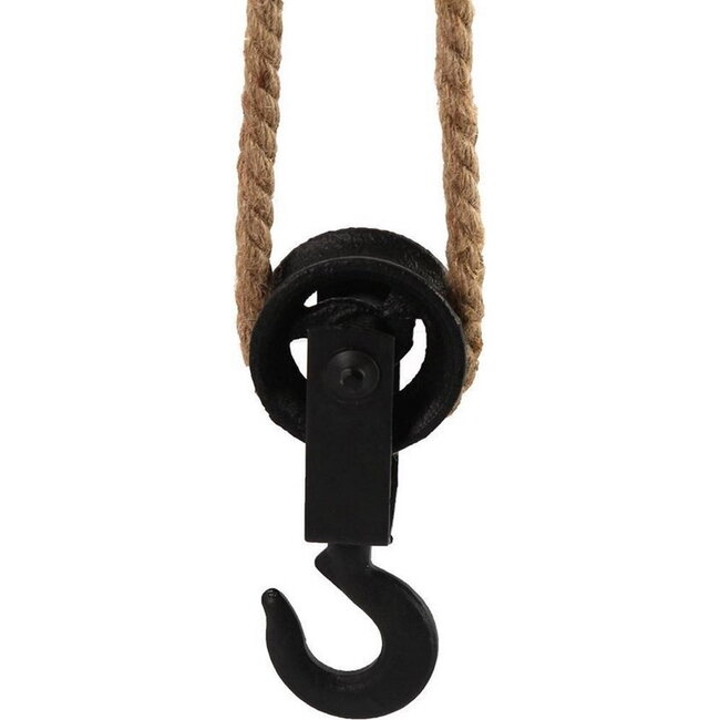 Benson Robuuste hijshaak - gietijzer - Ø 220 mm - zwart - max. 600 kg