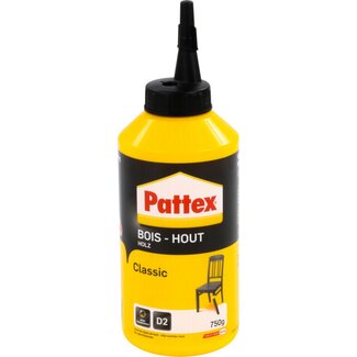 Pattex Transparante houtlijm - 750 gram - Sneldrogend - Sterke hechting