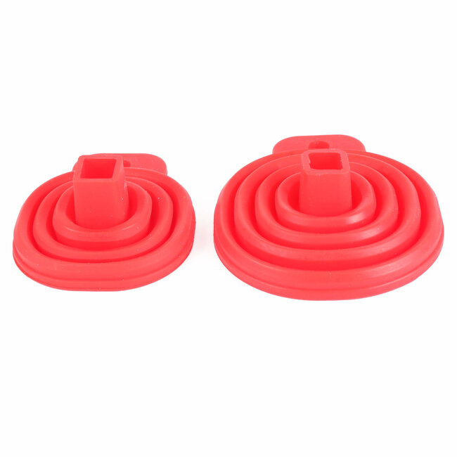 Benson Trechterset - Silicone - Rood - 2-delig - 55 & 75 mm