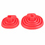 Benson Trechterset - Silicone - Rood - 2-delig - 55 & 75 mm