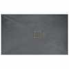 REA Grey Rock Douchebak Rechthoek 80 x 100 x 3.5 cm - Mat Grijs REA Grey Rock Douchebak Rechthoek 80 x 100 x 3.5 cm - Mat Grijs