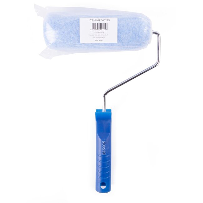 Benson Vachtroller - 18 cm - Voor muren, plafonds en vloeren - Blauw