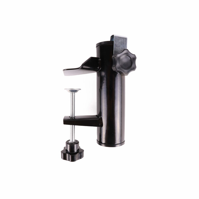 Benson Parasolhouder voor balkon - metaal - 15.5 cm - zwart
