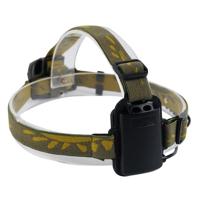 Hofftech Verstelbare LED-hoofdlamp - 3 Watt - Bewegingssensor - 100 lumen - Wit licht