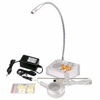 Retekess Raamintercom TW104 met full duplex, 1,8 m kabel en helder geluid voor loket en balie