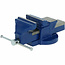 Benson Robuuste bankschroef - vaste basis - 100 mm klauw - massief aambeeld - blauw