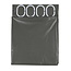 Benson Modern douchegordijn - waterafstotend polyester - grijs - 180 x 200 cm - inclusief 12 haken